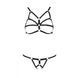 Комплект белья из стреп Passion Exclusive ARMANDA SET S/M, black SO5963 фото 5