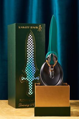 Изысканный вибратор Knight Jenay FLOWERS & SWORD, маска, лента и лубрикант в комплекте SO6557 фото