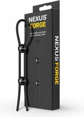 Двойное эрекционное кольцо-лассо Nexus FORGE, диаметр регулируется SO8694 фото