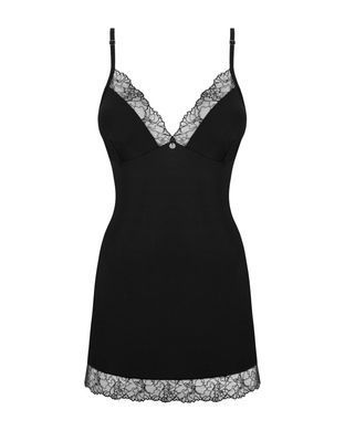 Сорочка и трусики Obsessive Bella Rou chemise & thong XL/2XL SO7860 фото