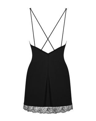 Сорочка и трусики Obsessive Bella Rou chemise & thong XL/2XL SO7860 фото