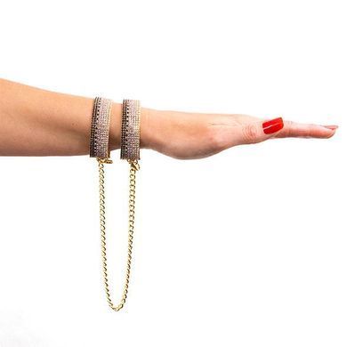 Лакшери наручники-браслеты с кристаллами Rianne S: Diamond Cuffs, подарочная упаковка SO3873 фото
