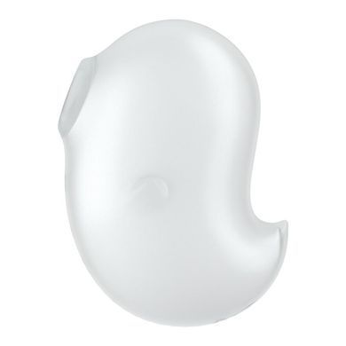 Вакуумный клиторальный стимулятор с вибрацией Satisfyer Cutie Ghost White SX0573 фото