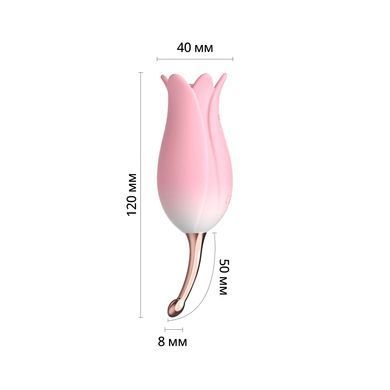 Ультразвуковой вибратор для клитора Otouch Bloom Ultrasonic Clitoris, 2 доп. насадки SO9398 фото