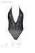 Боди Passion DROSERA BODY black, L/XL, высокие вырезы, верх на завязках SX0470 фото 5