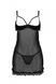 Эротический пеньюар Passion MARINA CHEMISE, XXL/XXXL, black SO9725 фото 3