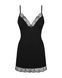 Сорочка и трусики Obsessive Bella Rou chemise & thong XL/2XL SO7860 фото 3