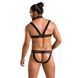 Комплект мужского белья с креплениями Passion 043 JACOB L/XL Black, трусы, шлейка SO7600 фото 4