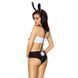 Костюм зайки Passion MALLOY SET XXL/XXXL, трусики, топик и ушки EL12803 фото 2