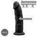 Фаллоимитатор SilexD Oscar Black (MODEL 2 size 9in), двухслойный, силикон+Silexpan, диаметр 5,4см SO9925 фото 2