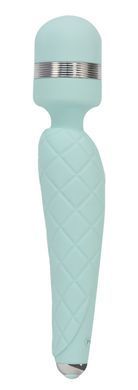 Роскошный вибромассажер PILLOW TALK - Cheeky Teal с кристаллом Swarovski, плавное повышение мощности SO2728 фото