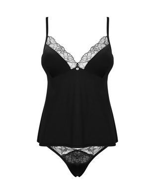 Топ и трусики Obsessive Bella Rou top & panties XS/S, топ, трусики SO7861 фото