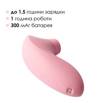 Вакуумный стимулятор Svakom Pulse Lite Neo Pale Rosette, управляется со смартфона SO7323 фото
