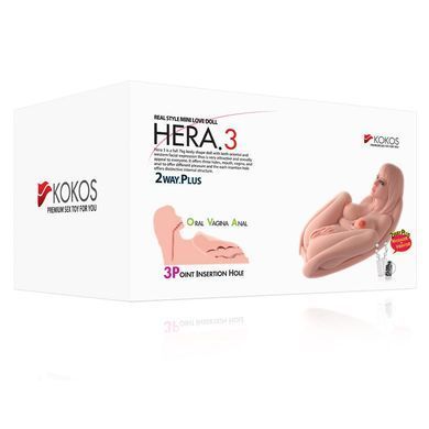 Мастурбатор Kokos Hera 3 2WayPlus с вибрацией и массажем SX1444 фото