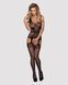 Бодистокинг Obsessive Bodystocking F217 XL/XXL, элегантный силуэтный рисунок, имитация чулок SO7227 фото 3