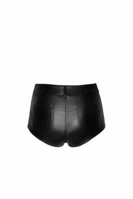 Шортики Noir Handmade F318 Wild, XL, black, под латекс, крокодиловый принт, с доступом SX0336 фото