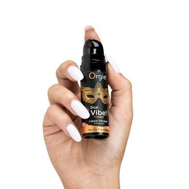 Жидкий вибратор Orgie Dual Vibe! Sex On The Beach Kissable Liquid Vibrator, 15 мл SX1499 фото