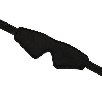 Маска на глаза Liebe Seele Boudoir Amor Blindfold Black, плотное прилегание, бархатный финиш SX1666 фото