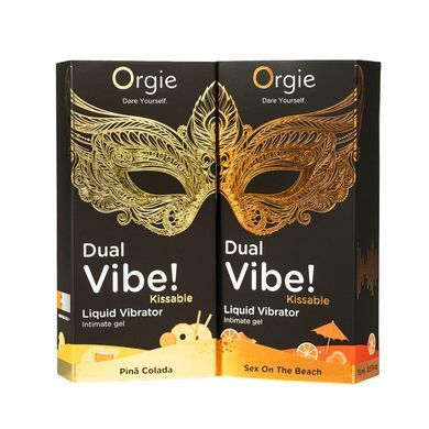 Жидкий вибратор Orgie Dual Vibe! Sex On The Beach Kissable Liquid Vibrator, 15 мл SX1499 фото