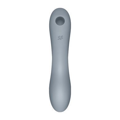 Вакуумный стимулятор с вибрацией Satisfyer Curvy Trinity 3 BlueGrey SO6118 фото