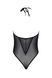 Боди Passion DROSERA BODY black, XXL/XXXL, высокие вырезы, верх на завязках SX0472 фото 4