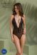 Боди Passion DROSERA BODY black, XXL/XXXL, высокие вырезы, верх на завязках SX0472 фото 6