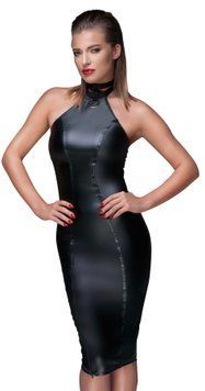 Платье-карандаш с мокрым эффектом Noir Handmade F160 Powerwetlook pencil dress, XXL SX0039 фото
