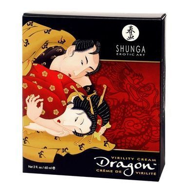 Стимулирующий крем для пар Shunga Dragon Cream (60 мл), эффект тепло-холод и покалывание SO2523 фото
