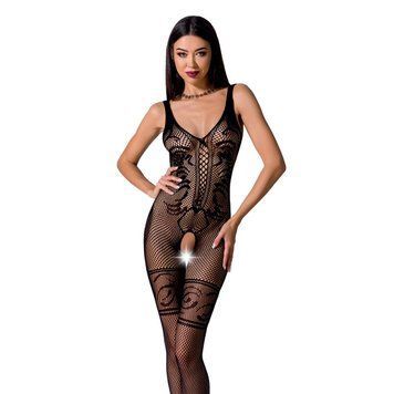 Бодистокинг Passion BS069 black, комбинезон, имитация чулок и боди PBS069B фото