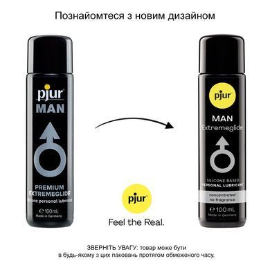 Силиконовая смазка pjur MAN Extremeglide 100 мл, густая, долгоиграющая, экономная PJ10640 фото