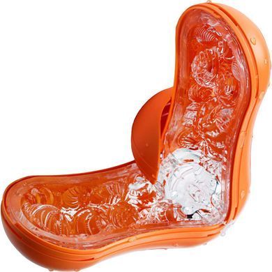 Мастурбатор Tenga Flip Orb &mdash; Sunset Orange, с изменяемым сжатием, со стимулирующими шариками внутри SX1331 фото