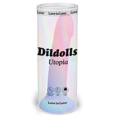 Дилдо с цветным градиентом Love To Love DILDOLLS - UTOPIA S ультрамягкий SX2848 фото