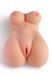 Мастурбатор мини-торс с вибрацией Real Body Real Amber, вагина и анус, 25х18см SO9948 фото 2