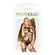 Бодистокинг с открытой грудью и имитацией чулок Penthouse - Gangsta Babe Black XL SO5262 фото 3