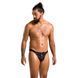 Мужские слипы на шнуровке Passion 044 SLIP BEN XXL/XXXL Black, экокожа, люверсы SO7605 фото 3