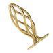 Анальная пробка LOCKINK SEVANDA Hollow Spiral Golden Metal Anal Plug - M size SX0883 фото 2