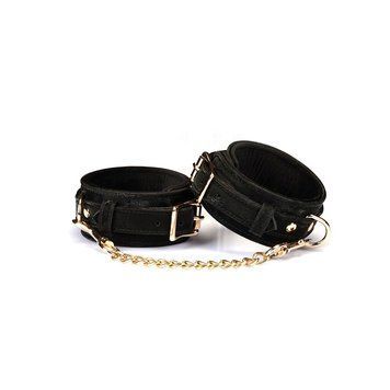 Поножи Liebe Seele Boudoir Amor Ankle Cuffs Black, съемная соединительная цепочка SX1670 фото