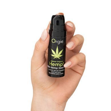 Возбуждающий гель для пар Orgie Hemp! Intense Orgasm, 15 мл, тепло-холод, эффект сильной вибрации SX1503 фото