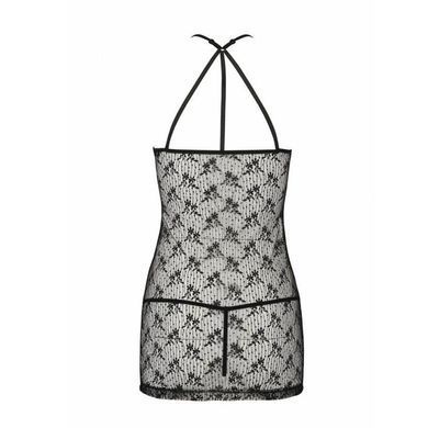 Полупрозрачная сорочка Passion AZALIA CHEMISE XXL/XXXL, black SO4136 фото