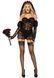 Эротический костюм черной невесты Leg Avenue Heartbreak Bride M, боди, рукава, вуаль, чокер SO9209 фото 3