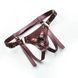 Трусики для страпона Strap-On-Me Harness Generous Blue, One Size, искусственная кожа, регулируемые ремни, сменные крепления для ди SX0673 фото 1