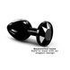 Металлическая анальная пробка с кристаллом Dorcel Diamond Plug Black M SO7809 фото 2