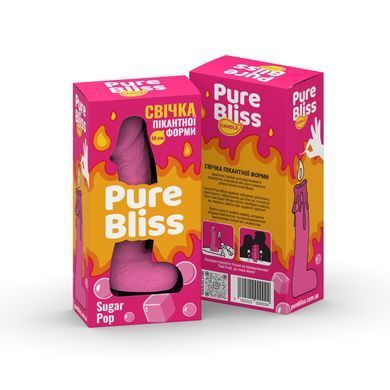 Ароматная свеча пикантной формы Pure Bliss Pink Sugar Pop (Жвачка) 15 см SX3033 фото