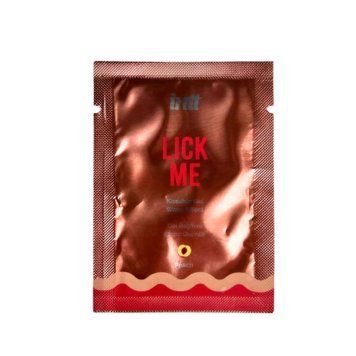 Пробник геля для оральных ласк с согревающим эффектом INTT Lick Me Kissable Gel Peach 2 мл SX2808 фото