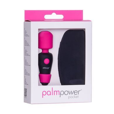 Мини-вибромассажер PalmPower Pocket с чехлом на молнии, водостойкий, перезаряжаемый, длина 9 см SO2735 фото