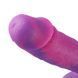 Фаллоимитатор 8.2&Prime; с вибрацией для секс-машин Hismith Purple Silicone Dildo with Vibe, KlicLok SO6212 фото 6