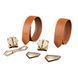 Наручники LOCKINK Wristcuffs/Anklecuffs Brown Set SX0836 фото 3