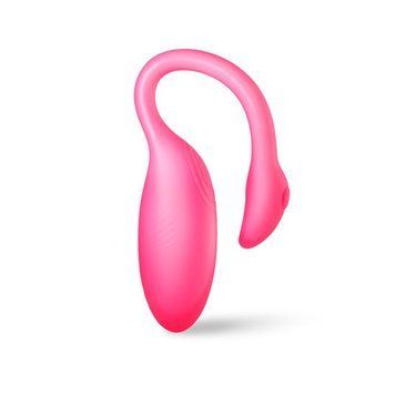 Смарт-виброяйцо Magic Motion Flamingo Max Pink 2 в 1: виброяйцо и тренажер Кегеля, 10 режимов SX2194 фото