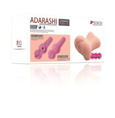 Мастурбатор-вагина двухслойный Kokos Adarashi -1 Double Layer doggy-style SO1252 фото