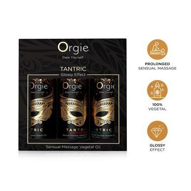 Набор масел для тантрического массажа Orgie &ndash; Tantric Mini Size Collection (3х30 мл), увлажнение SX1556 фото